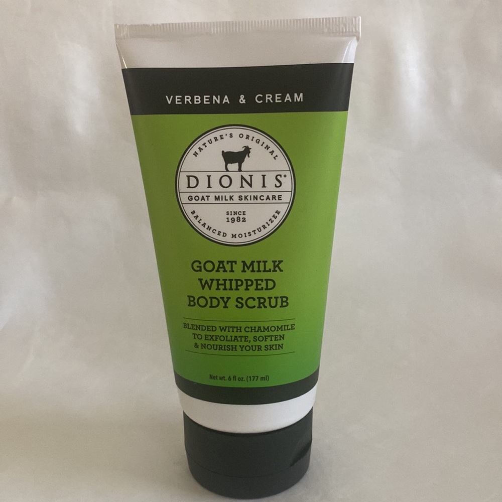 DIONIS Verbena & Cream Whipped Goat Milk Body Scrub 5oz Sealed NIP - Picture 5 of 9